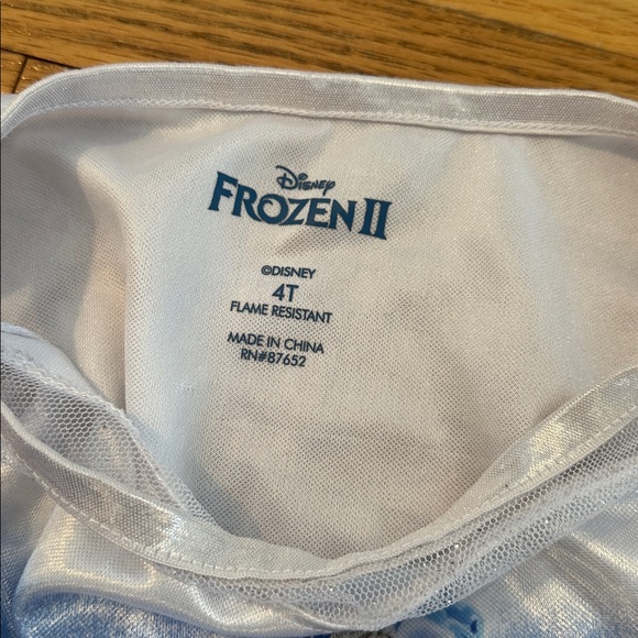 Girls Blue White Disney Frozen 2 Elsa Nightgown Size 4T - Picture 6 of 9